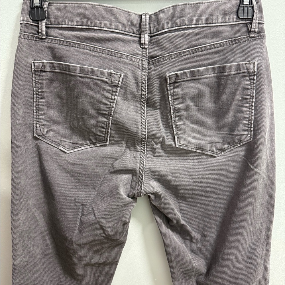 LOFT Ann Taylor Modern Skinny Ankle Corduroy Pants Gray Size 8 29 - Picture 5 of 9